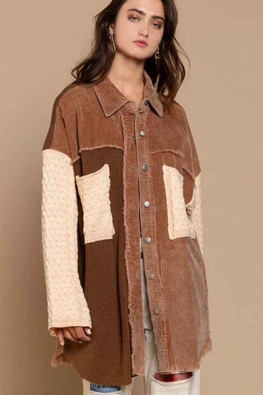 Teddy Bear Designed In Corduroy Jacket