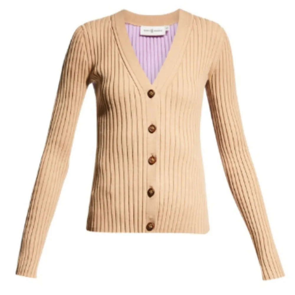 TORY BURCH Ribbed Cardigan