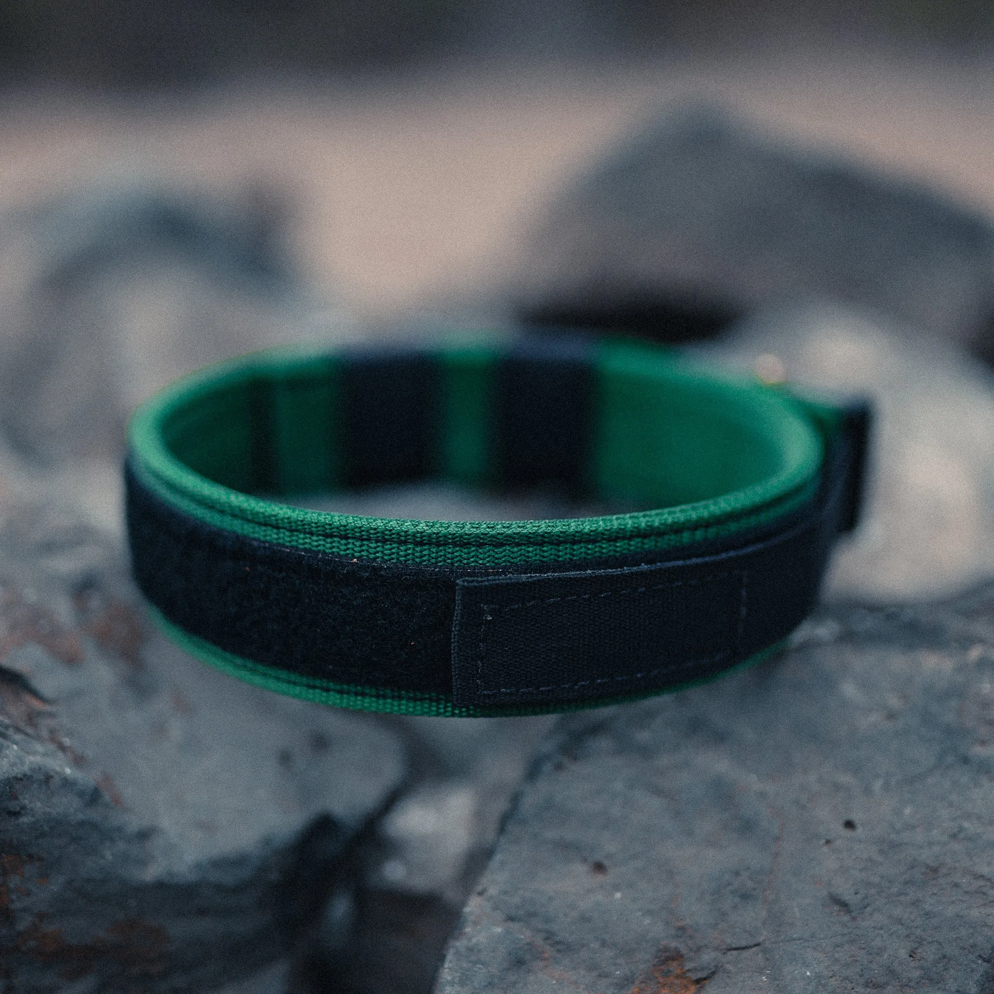 Trigger Nylon Collar 1.5" (Black/Forest Green)