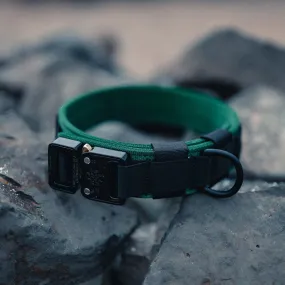 Trigger Nylon Collar 1.5" (Black/Forest Green)