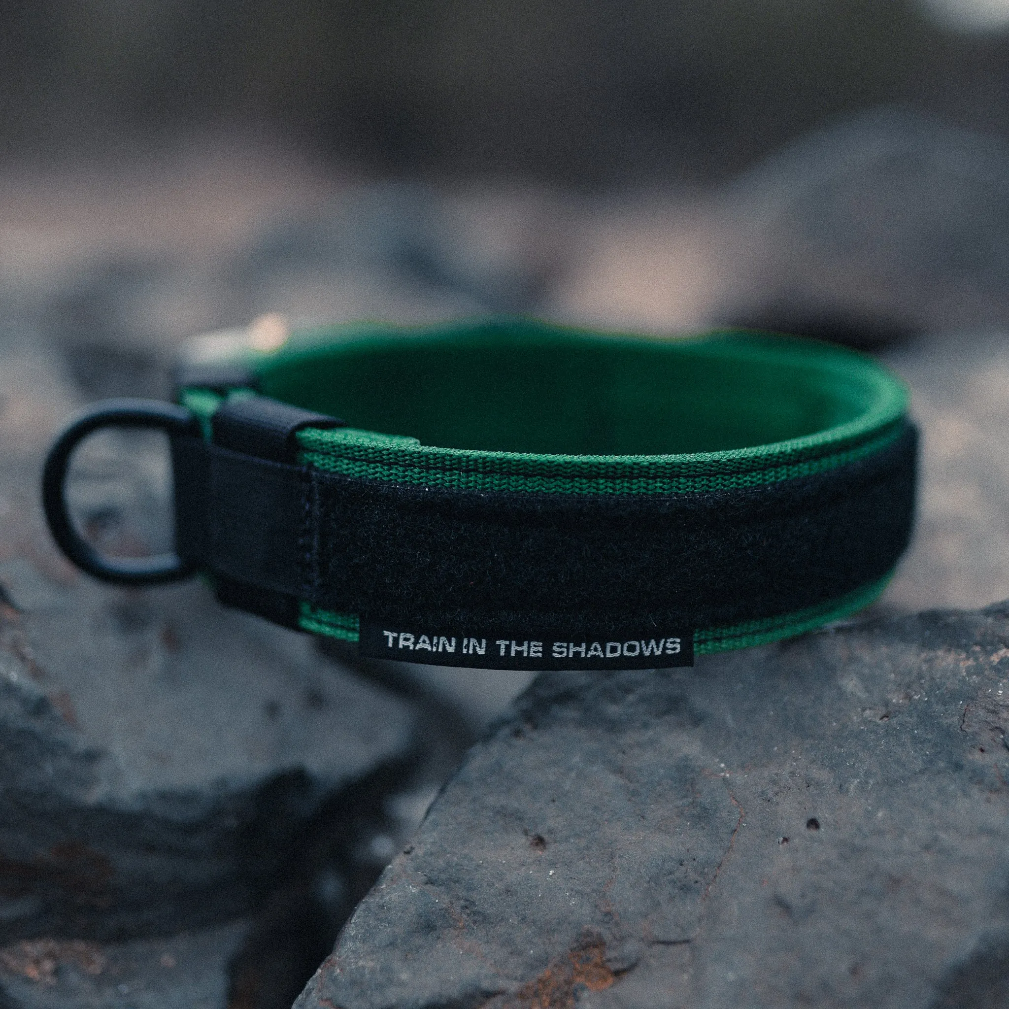 Trigger Nylon Collar 1.5" (Black/Forest Green)