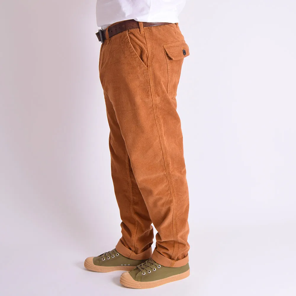 Uskees Tan Corduroy Workwear Pants