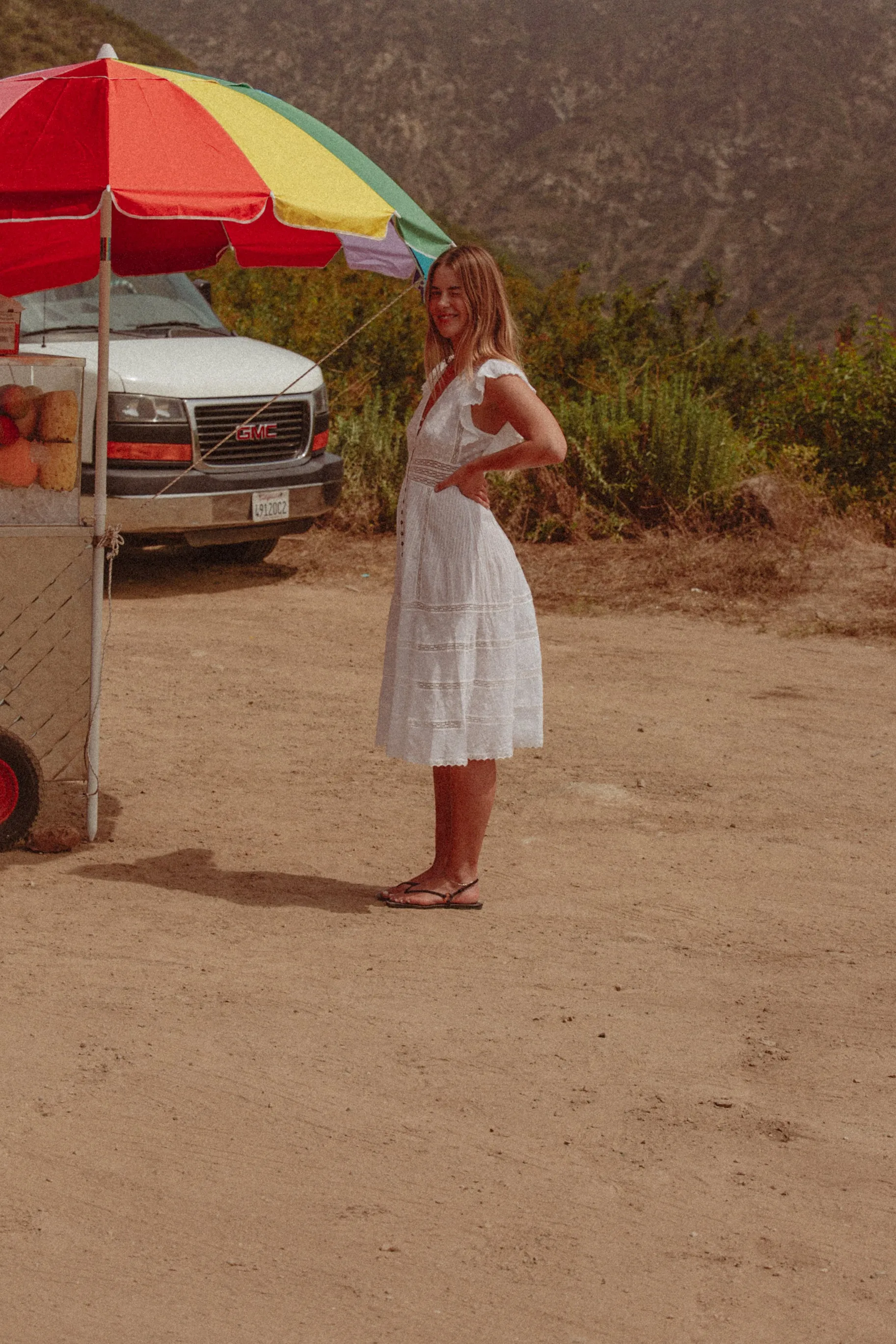 Voila Lace Midi Dress