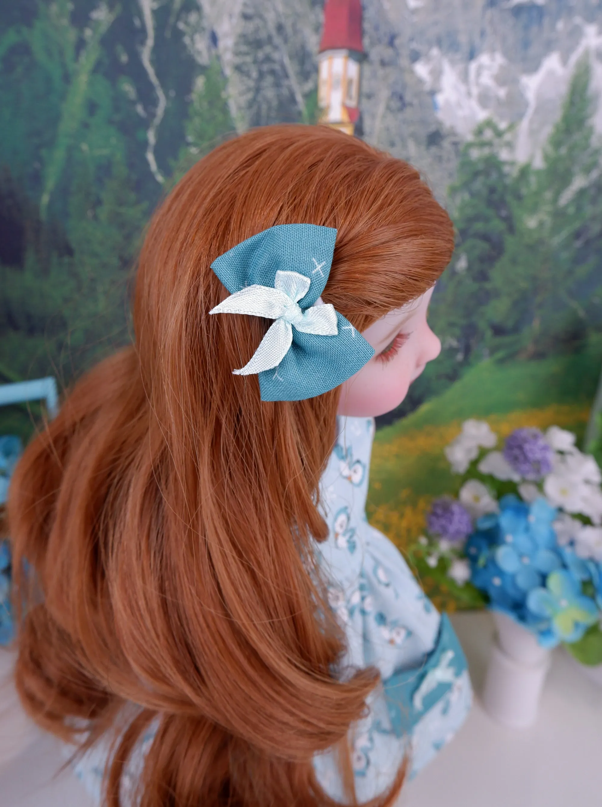 Wee Bluebird - dress with shoes for Ruby Red Fashion Friends doll
