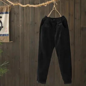 Women's Winter/Autumn Casual Elastic Loose Pants | Plus Size