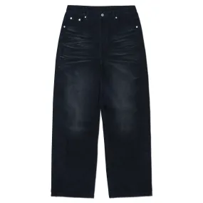 W.S CORDUROY PANTS - BLACK