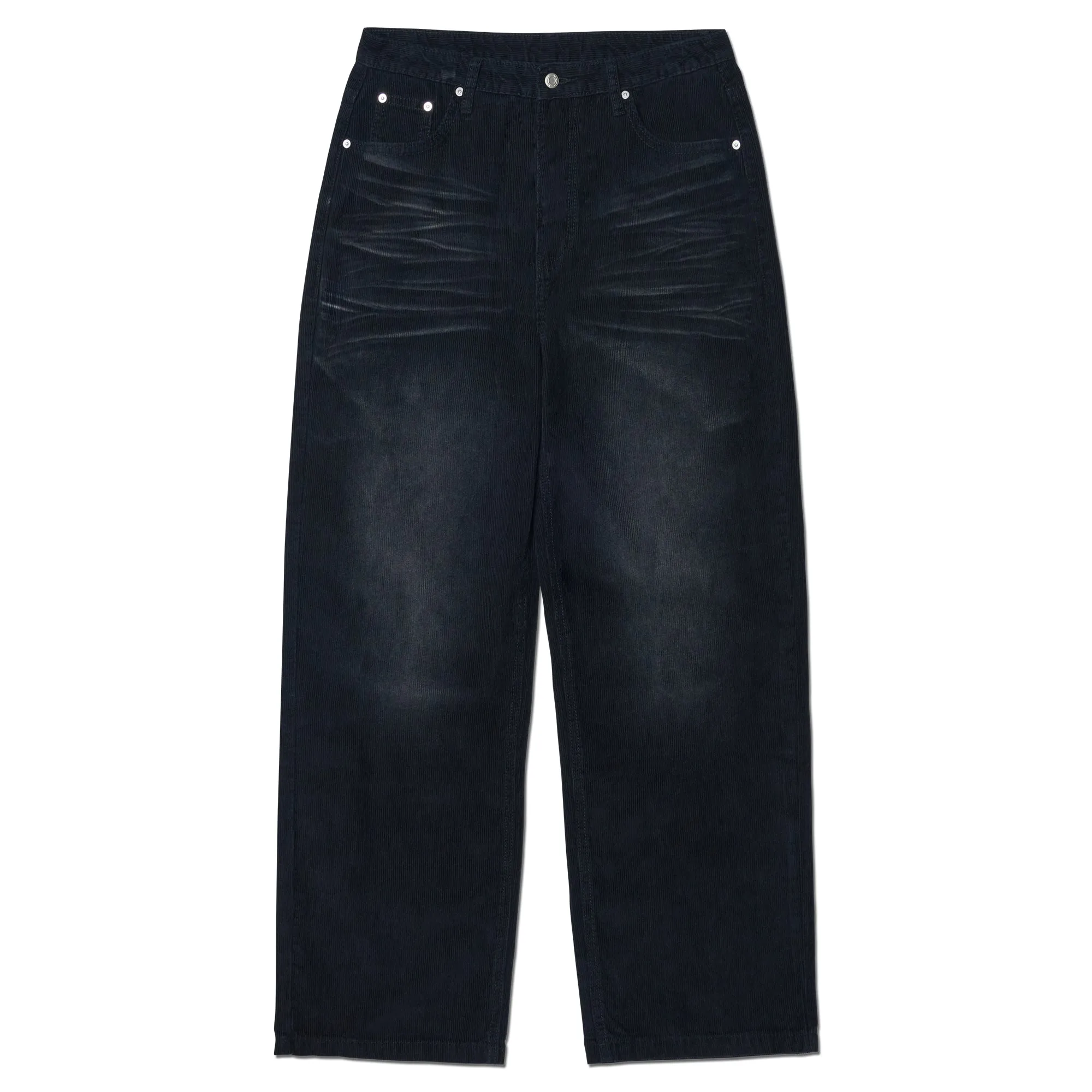 W.S CORDUROY PANTS - BLACK