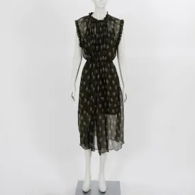 Zimmermann 'Rife' Floral Silk Midi Dress Size 3