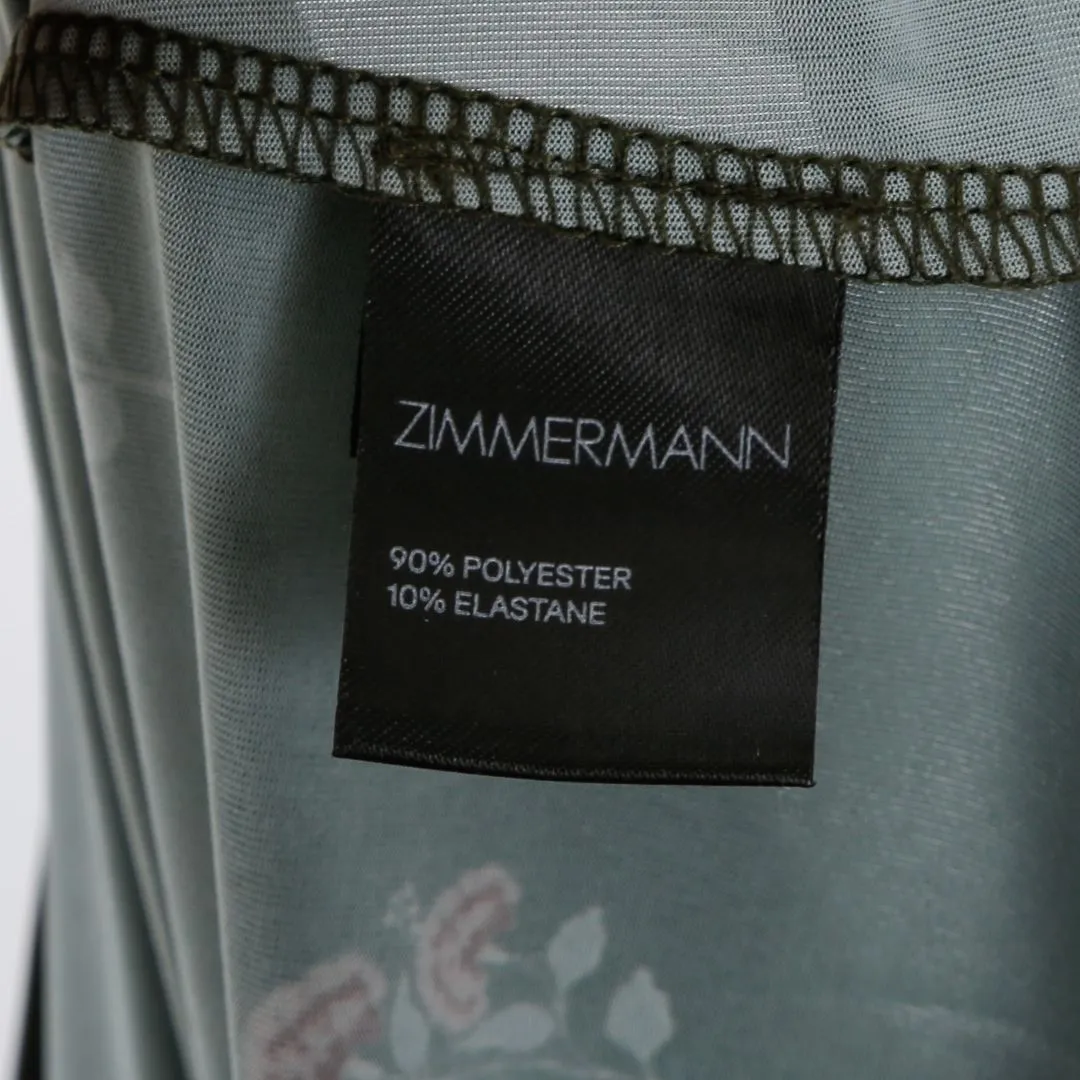 Zimmermann 'Rife' Floral Silk Midi Dress Size 3